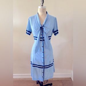 Vintage Parisian Summer Dress